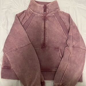 Zenana cropped fleece